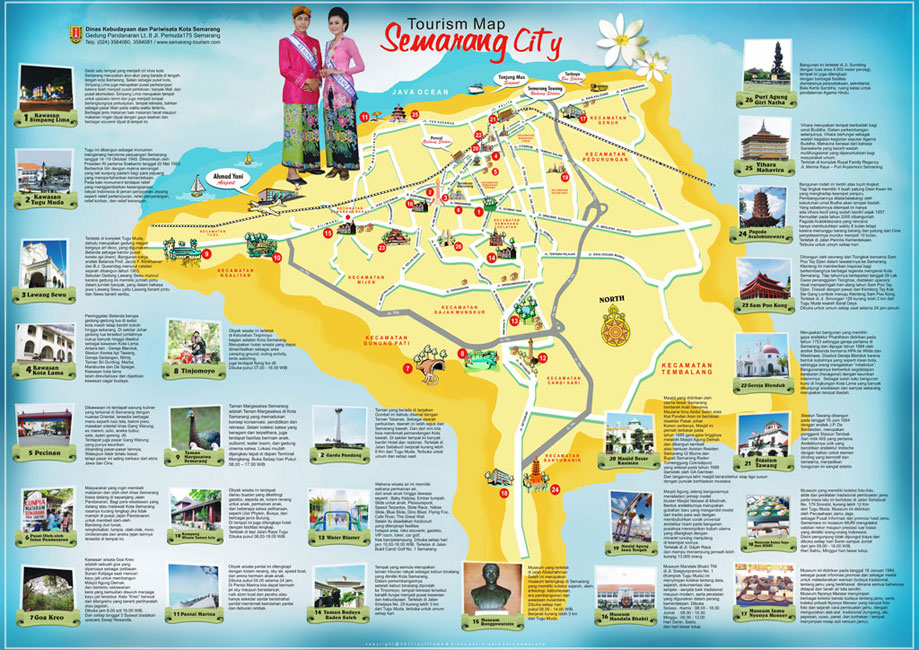 Tour Guide Service Semarang Tourism Map Semarang City 